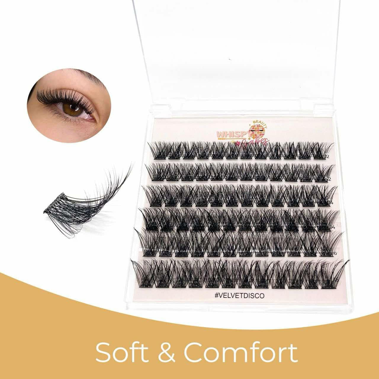 Velvet Disco – Press on Whisps - No Bond Needed