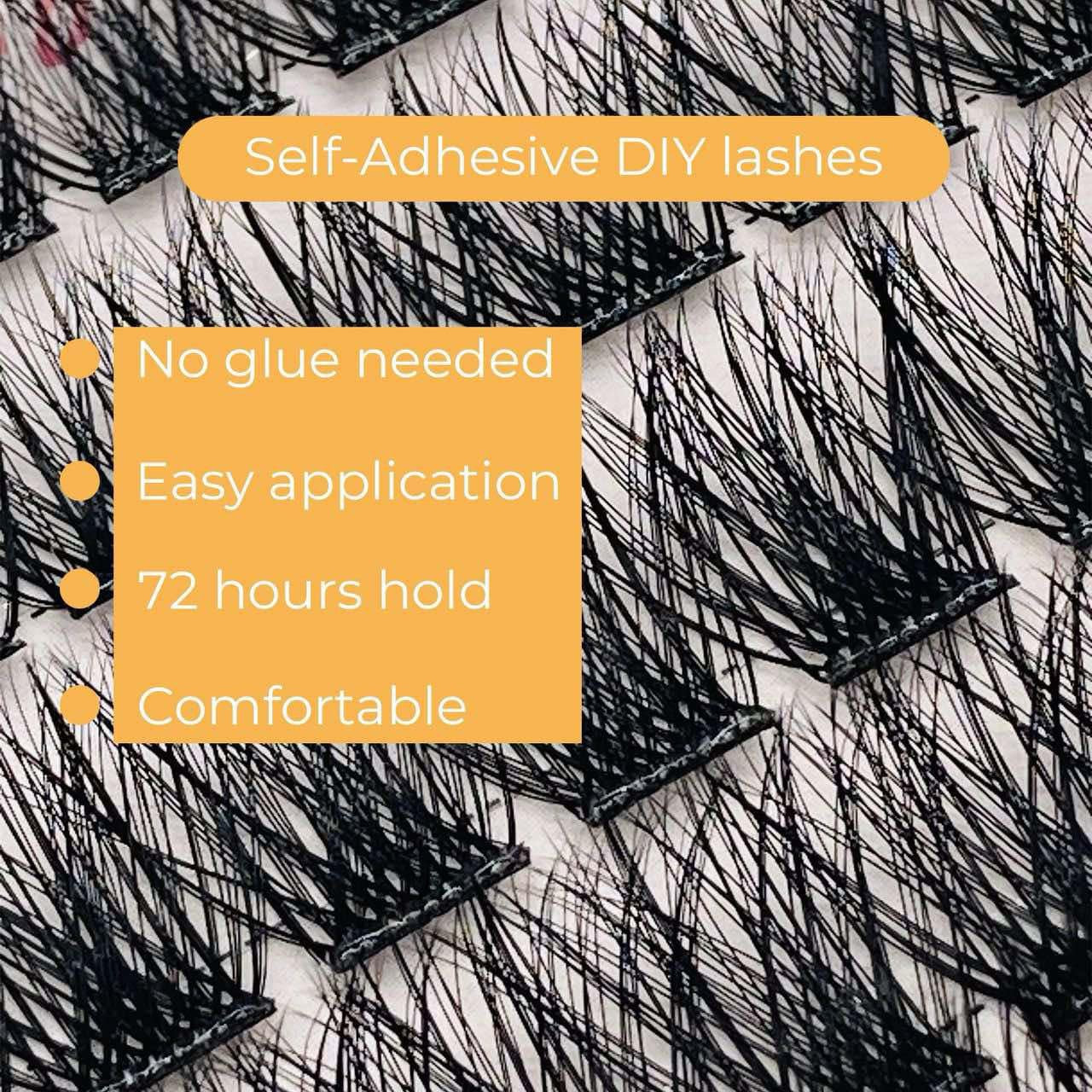 Velvet Disco (BROWN) – Press on Whisps - No Bond Needed