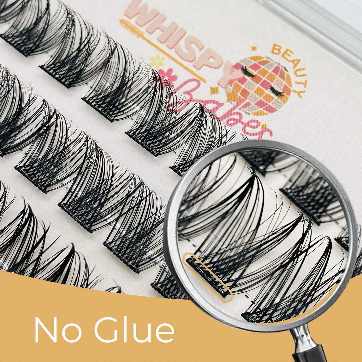 Retro Radiance – Press on Lashes - No bond Needed